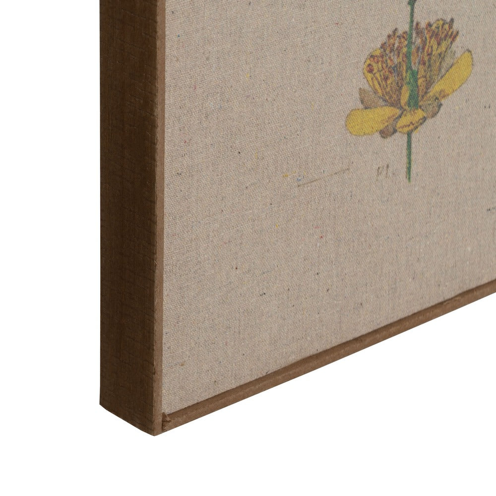 CUADRO IMPRESIÓN HOJAS 2/M DM-MADERA 60 X 3 X 80 CM