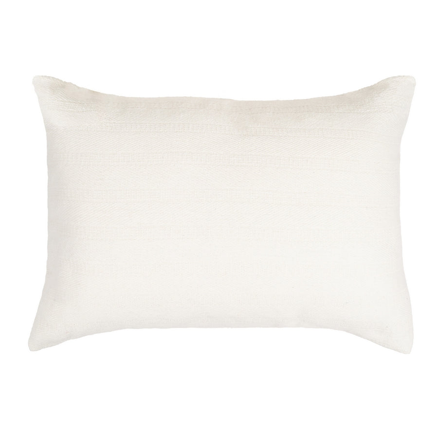 RAW COTTON-POLYESTER CUSHION 70 X 50 CM
