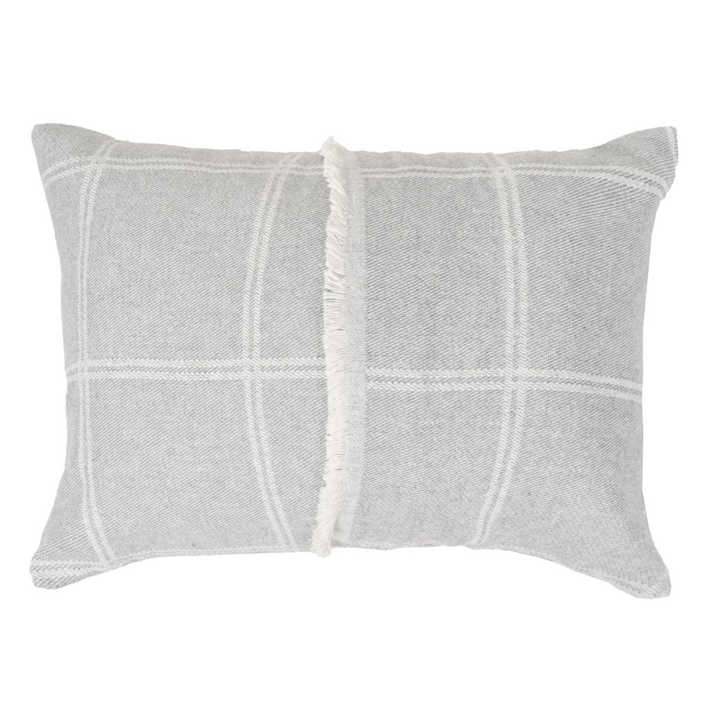 COJ�N CUADROS GRIS PERLA 70 X 50 CM