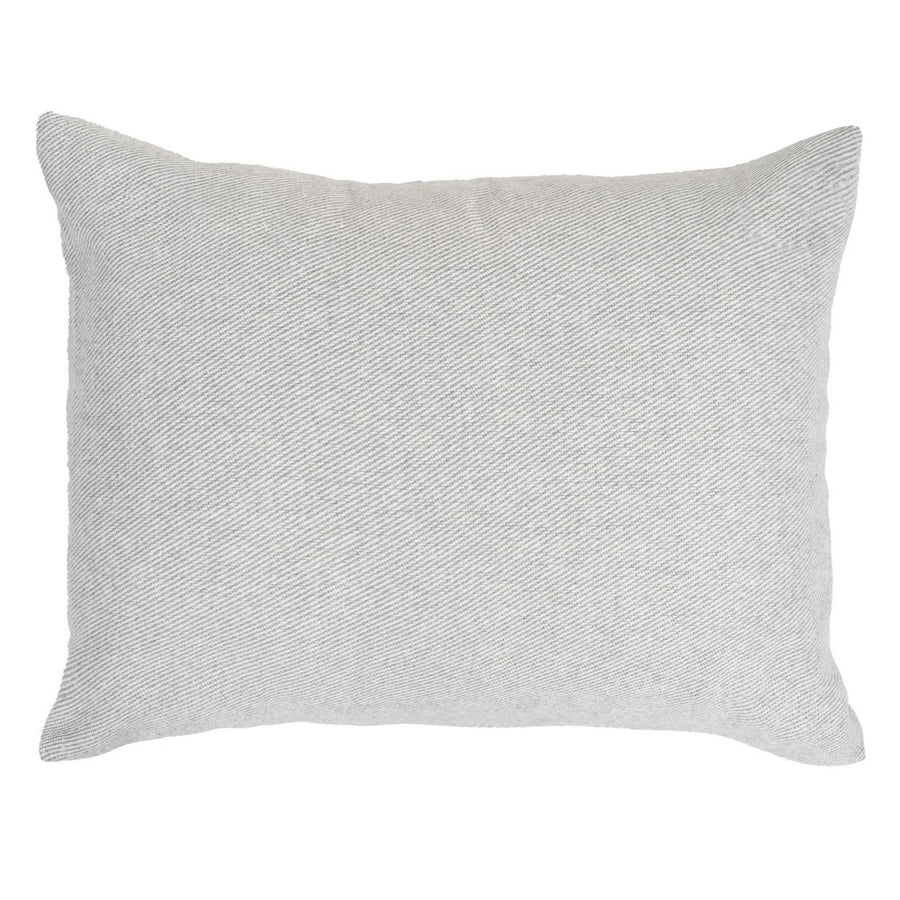 COJÍN GRIS PERLA ALGODÓN-POLIÉSTER 70 X 50 CM
