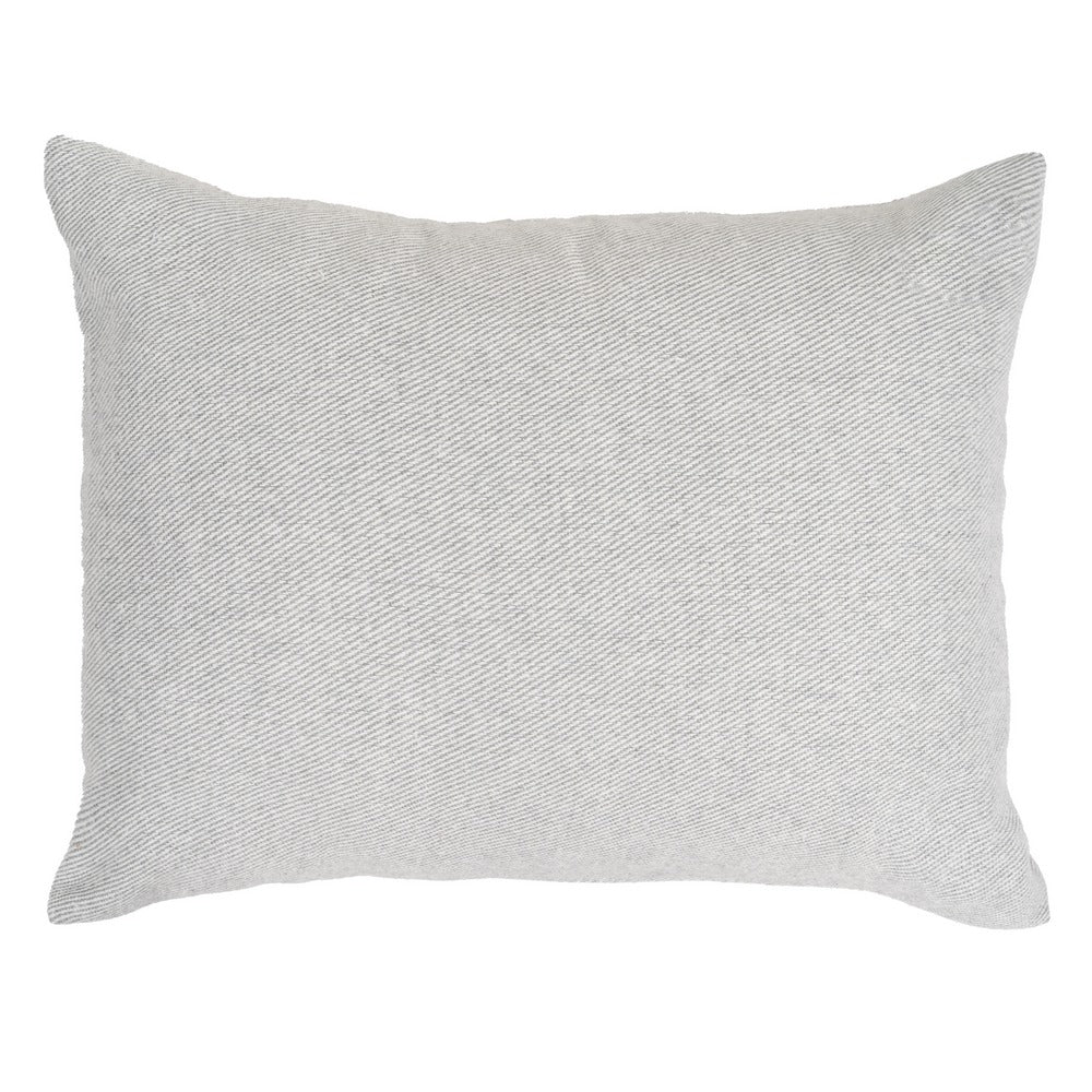 PEARL GREY COTTON-POLYESTER CUSHION 70 X 50 CM