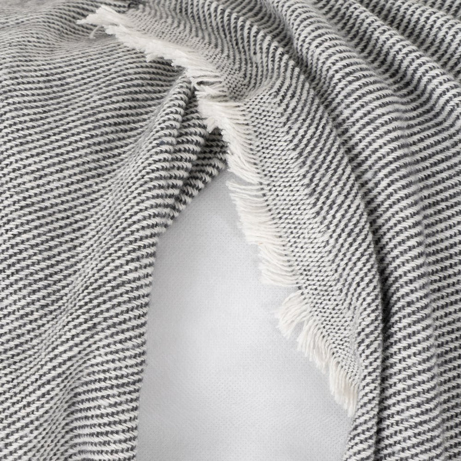 COJÍN ANTRACITA ALGODÓN-POLIÉSTER 70 X 50 CM