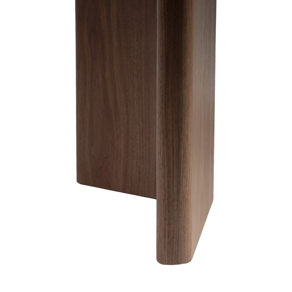 WHITE-BROWN DINING TABLE MDF-CERAMIC 180 X 90 X 76 CM