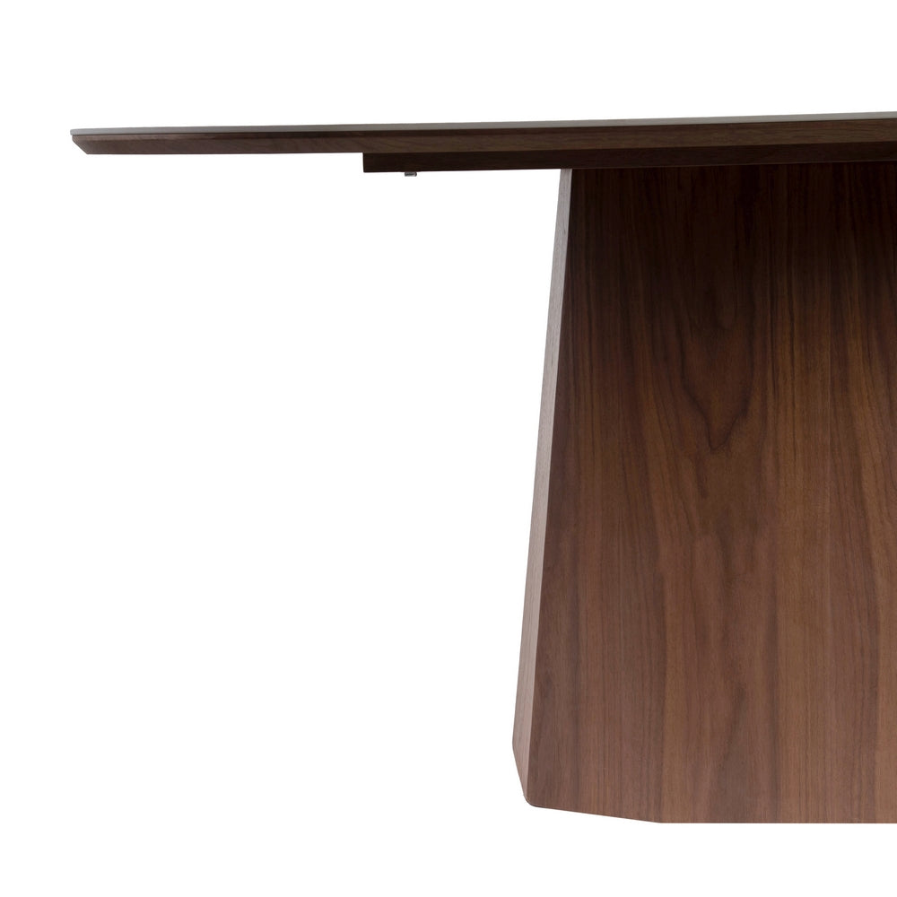 DINING TABLE WHITE-BROWN MDF-CERAMIC 180 X 90 X 75 CM