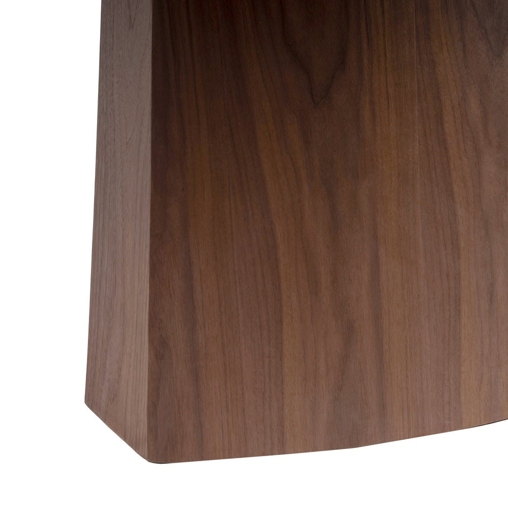 DINING TABLE WHITE-BROWN MDF-CERAMIC 180 X 90 X 75 CM