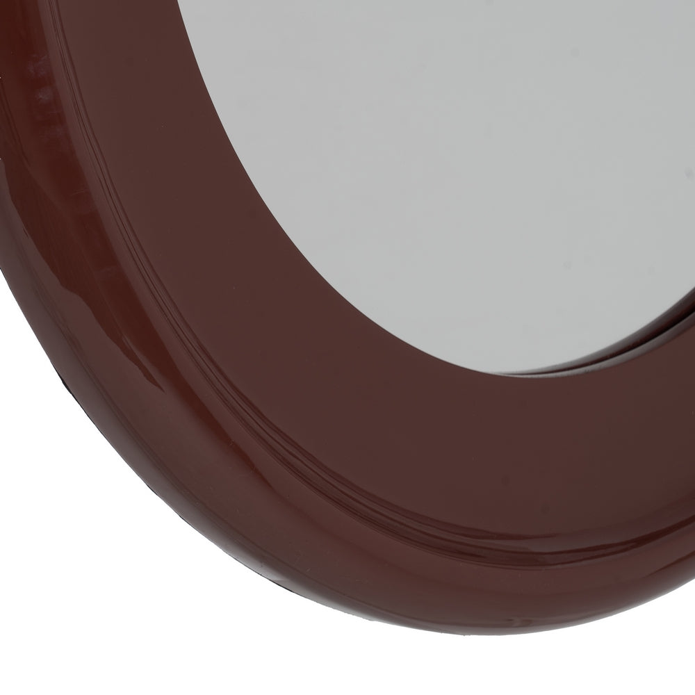 GARNET LACQUERED MDF DECORATIVE MIRROR 90 X 5 X 90 CM