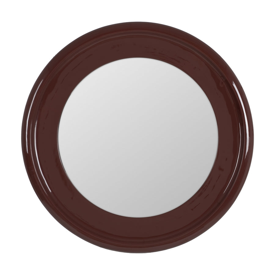 GARNET LACQUERED MDF DECORATIVE MIRROR 90 X 5 X 90 CM