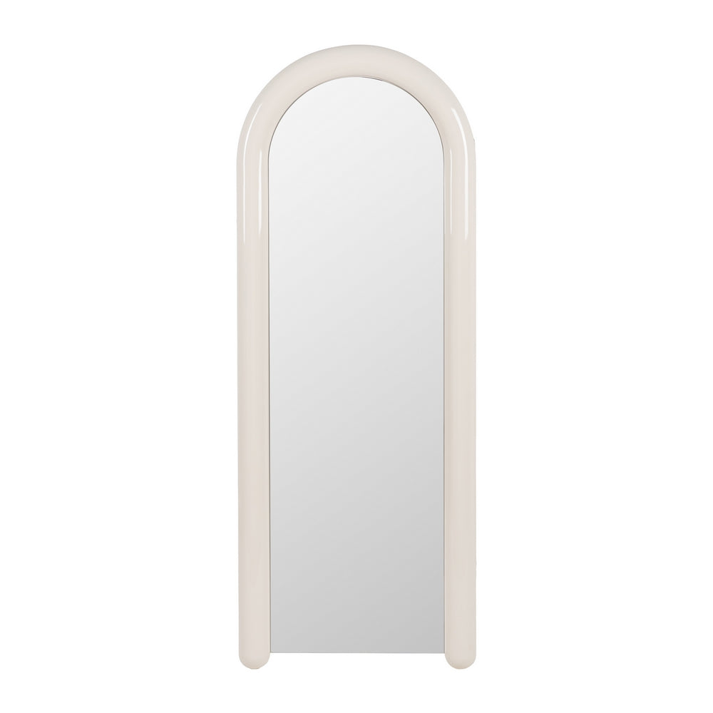 ESPEJO VESTIDOR LACADO CREMA DM 60 X 5 X 160 CM