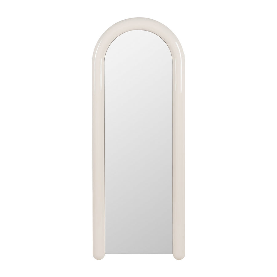 ESPEJO VESTIDOR LACADO CREMA DM 60 X 5 X 160 CM