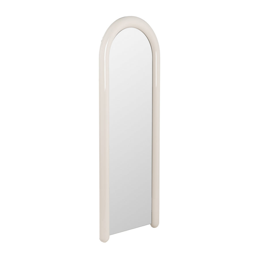 ESPEJO VESTIDOR LACADO CREMA DM 60 X 5 X 160 CM