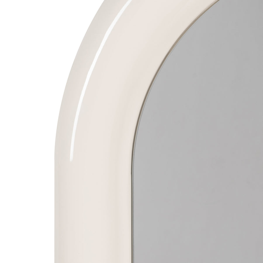 ESPEJO VESTIDOR LACADO CREMA DM 60 X 5 X 160 CM