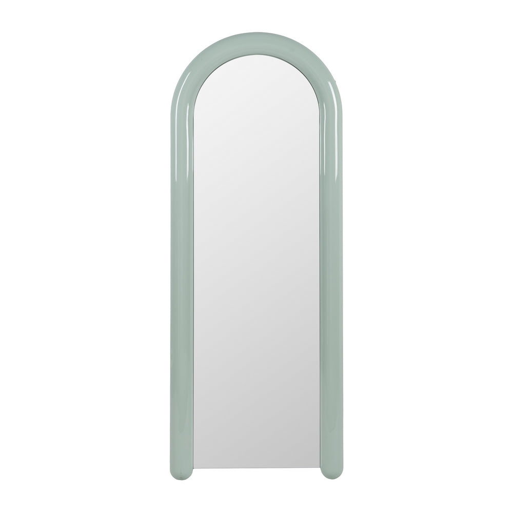 ESPEJO VESTIDOR LACADO VERDE DM 60 X 5 X 160 CM