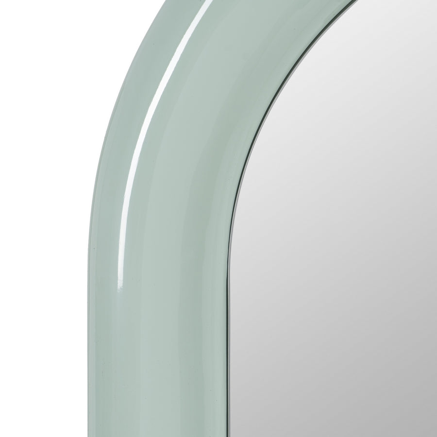 ESPEJO VESTIDOR LACADO VERDE DM 60 X 5 X 160 CM