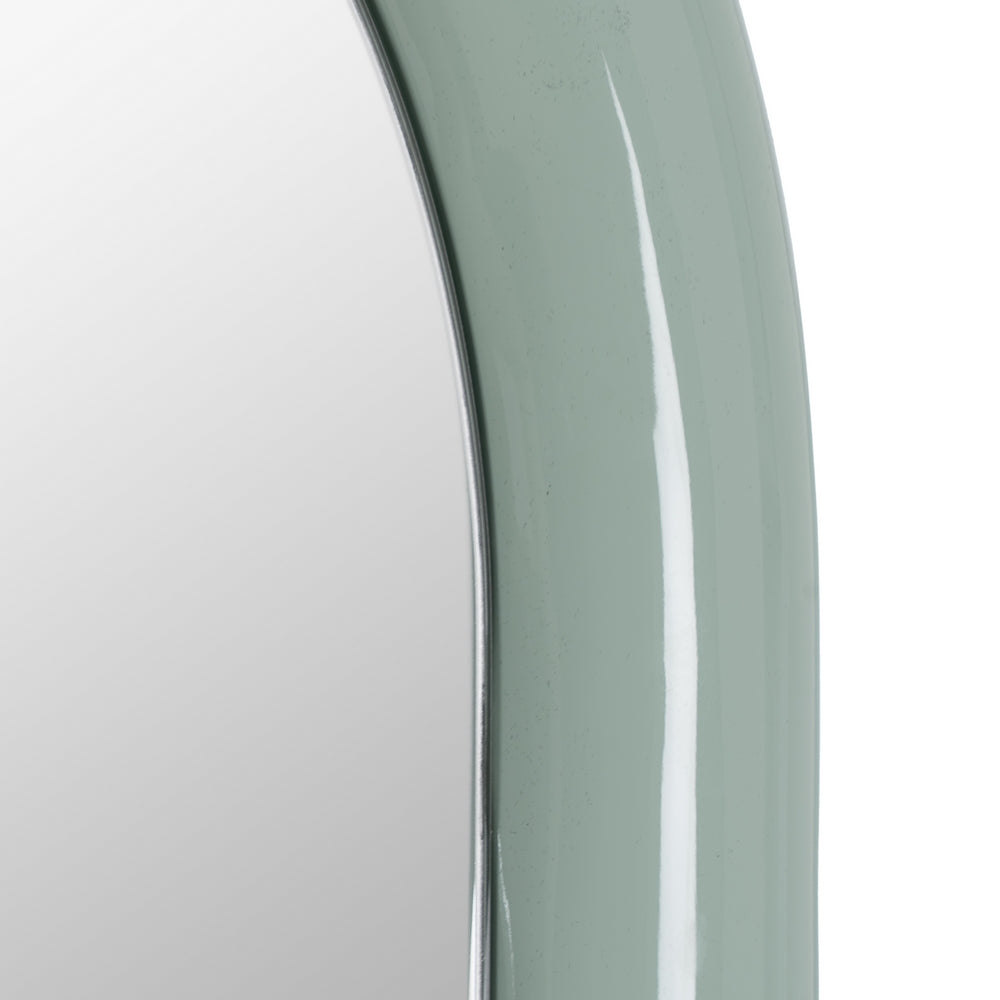 ESPEJO VESTIDOR LACADO VERDE DM 60 X 5 X 160 CM