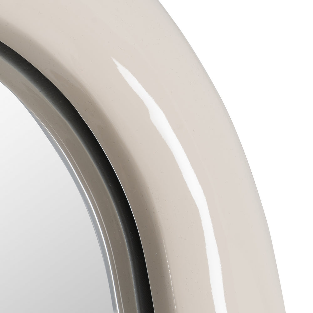 CREAM LACQUERED MDF DECORATIVE MIRROR 80 X 4.50 X 180 CM