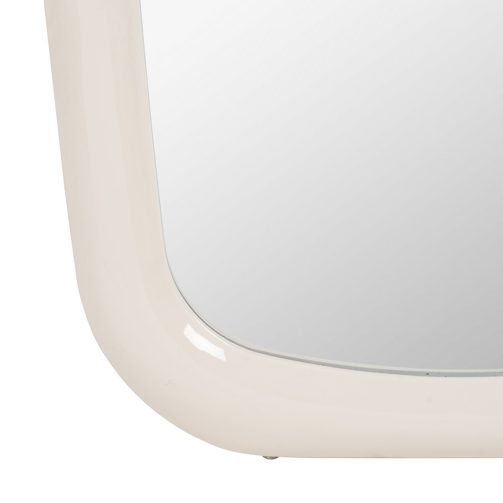 CREAM LACQUERED MDF DECORATIVE MIRROR 80 X 4.50 X 180 CM