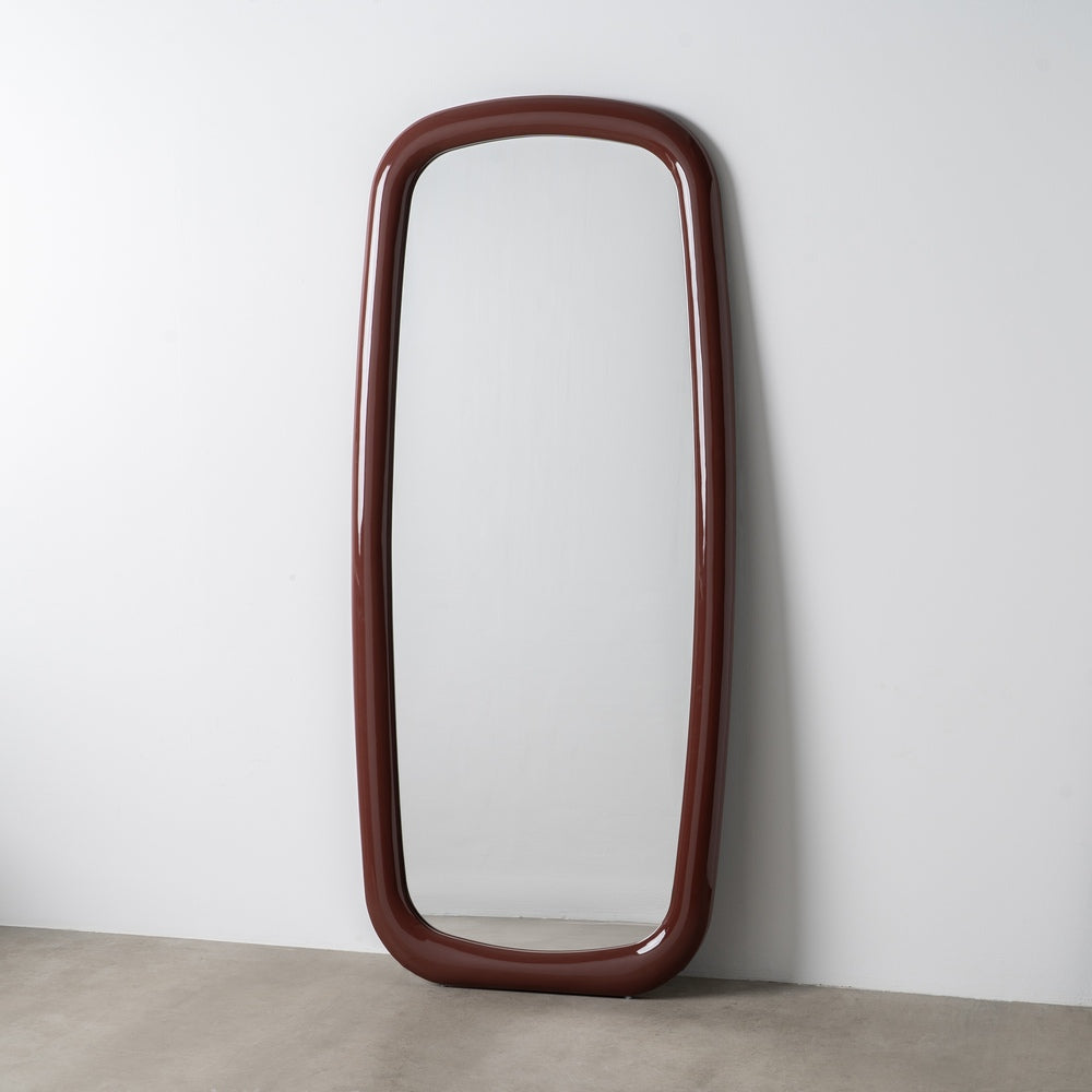 GARNET LACQUERED MDF DECORATIVE MIRROR 80 X 4.50 X 180 CM