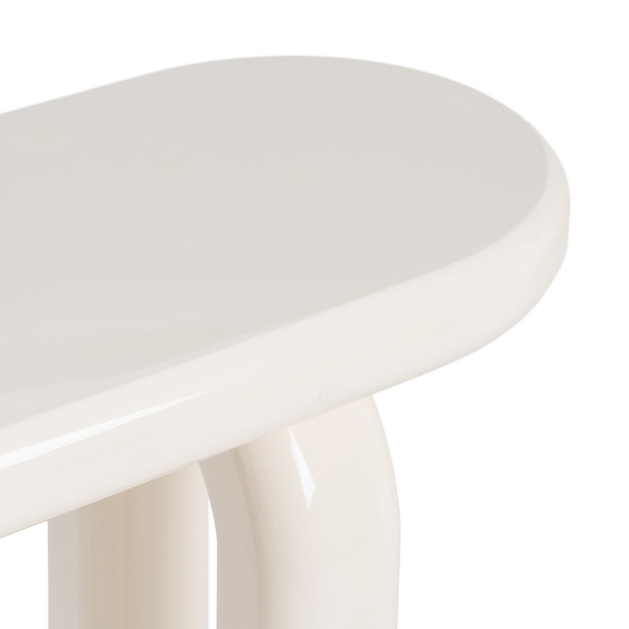 CONSOLA LACADO CREMA DM ENTRADA 120 X 35 X 80 CM