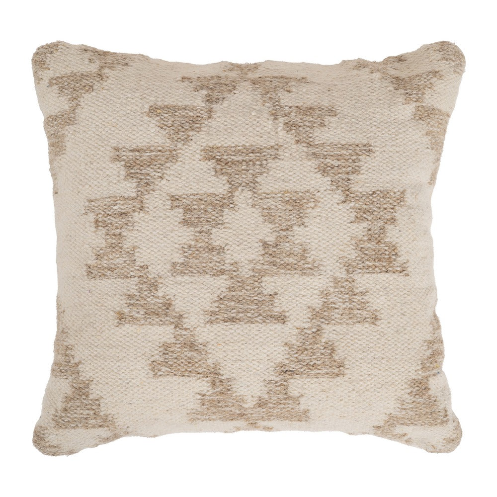 COJ�N BLANCO NATURAL LANA-ALGOD�N 60 X 60 CM