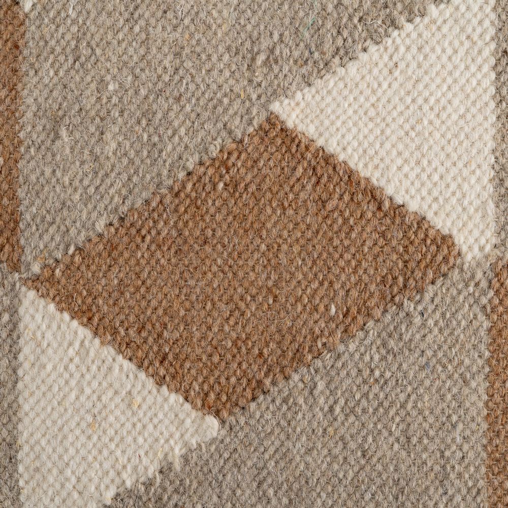 PUF MULTICOLOR LANA-ALGODÓN DECORACIÓN 45 X 45 X 45 CM