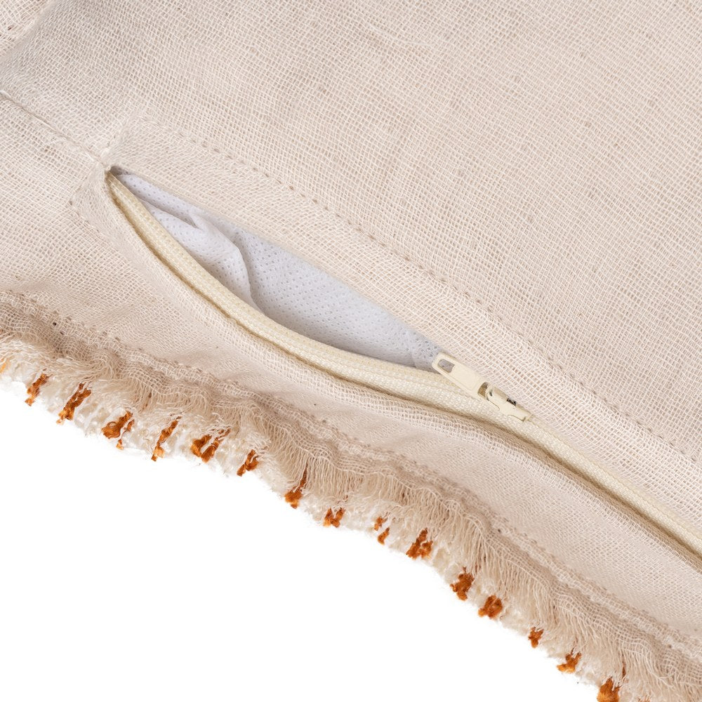 EARTH STRIPED CUSHION VISCOSE / LINEN 50 X 50 CM