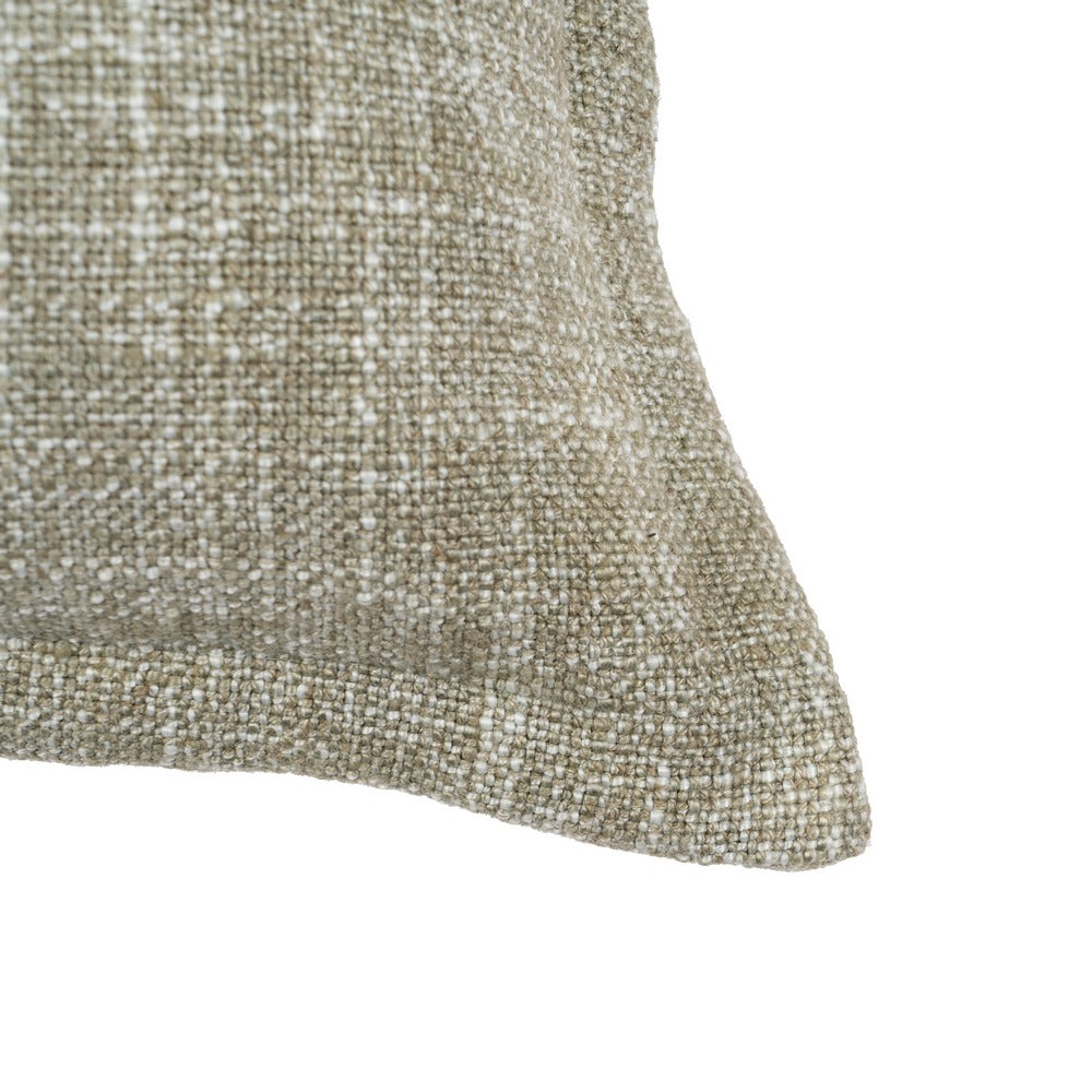 GREEN VISCOSE / POLYESTER CUSHION 50 X 30 CM