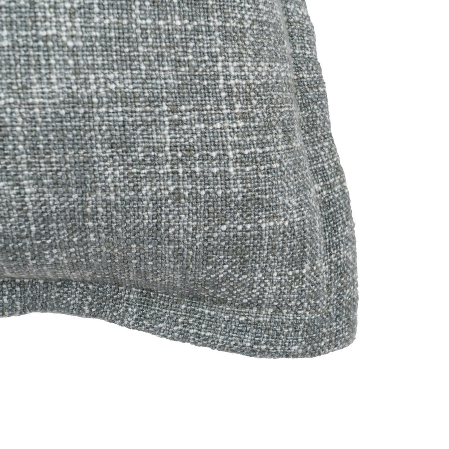 BLUE VISCOSE / POLYESTER CUSHION 45 X 45 CM
