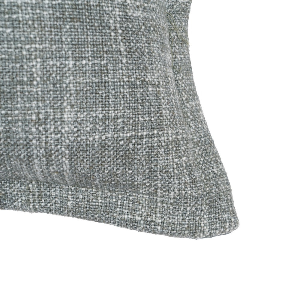 BLUE CUSHION VISCOSE / POLYESTER 50 X 30 CM