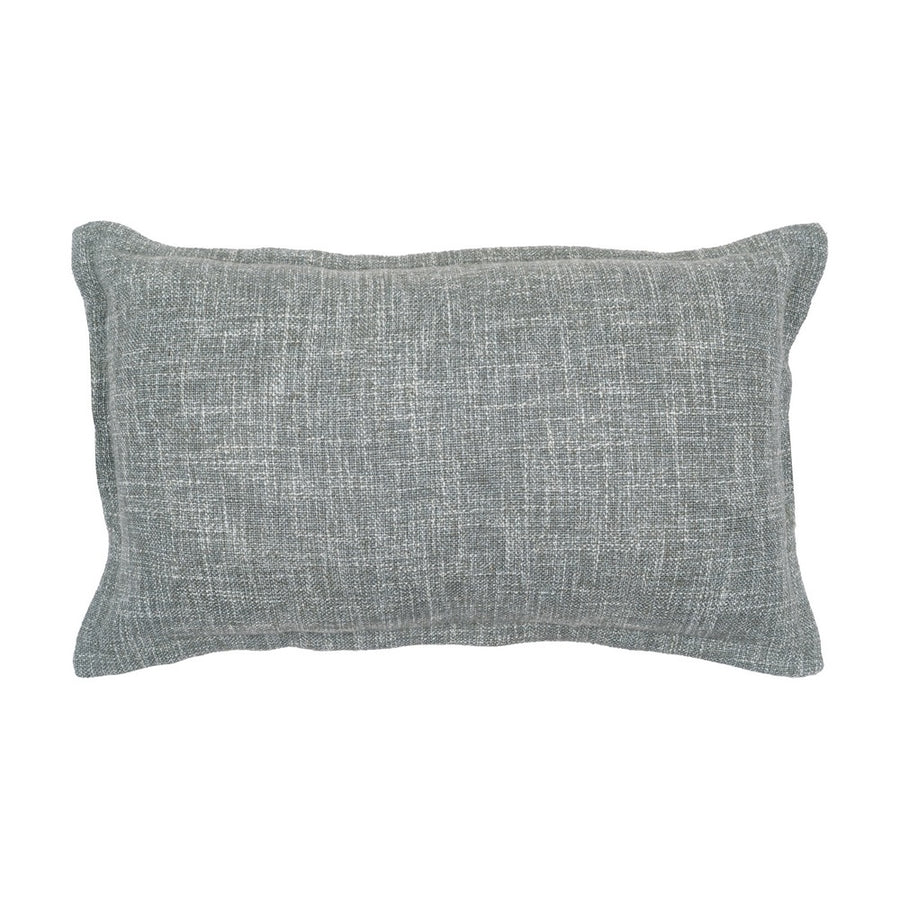 BLUE CUSHION VISCOSE / POLYESTER 50 X 30 CM