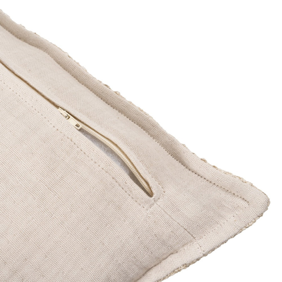 NATURAL LINEN CUSHION 60 X 60 CM
