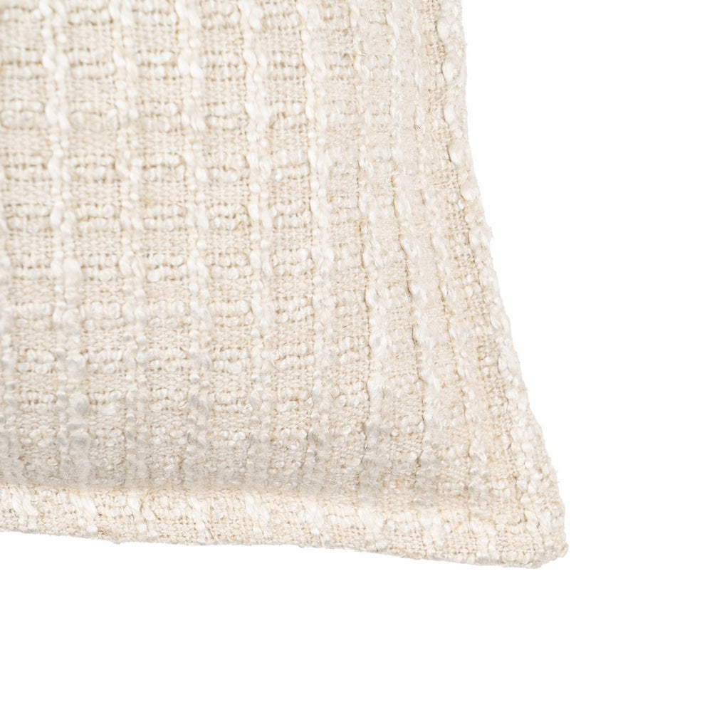 NATURAL VISCOSE / LINEN CUSHION 45 X 45 CM