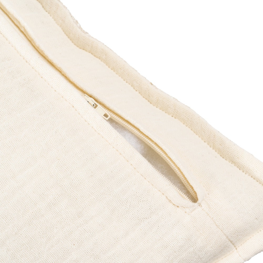 NATURAL VISCOSE / LINEN CUSHION 45 X 45 CM