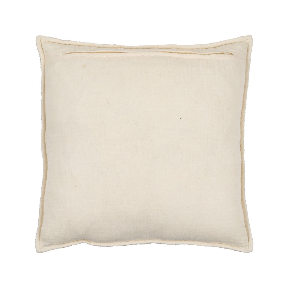 NATURAL COTTON-POLYESTER CUSHION 45 X 45 CM