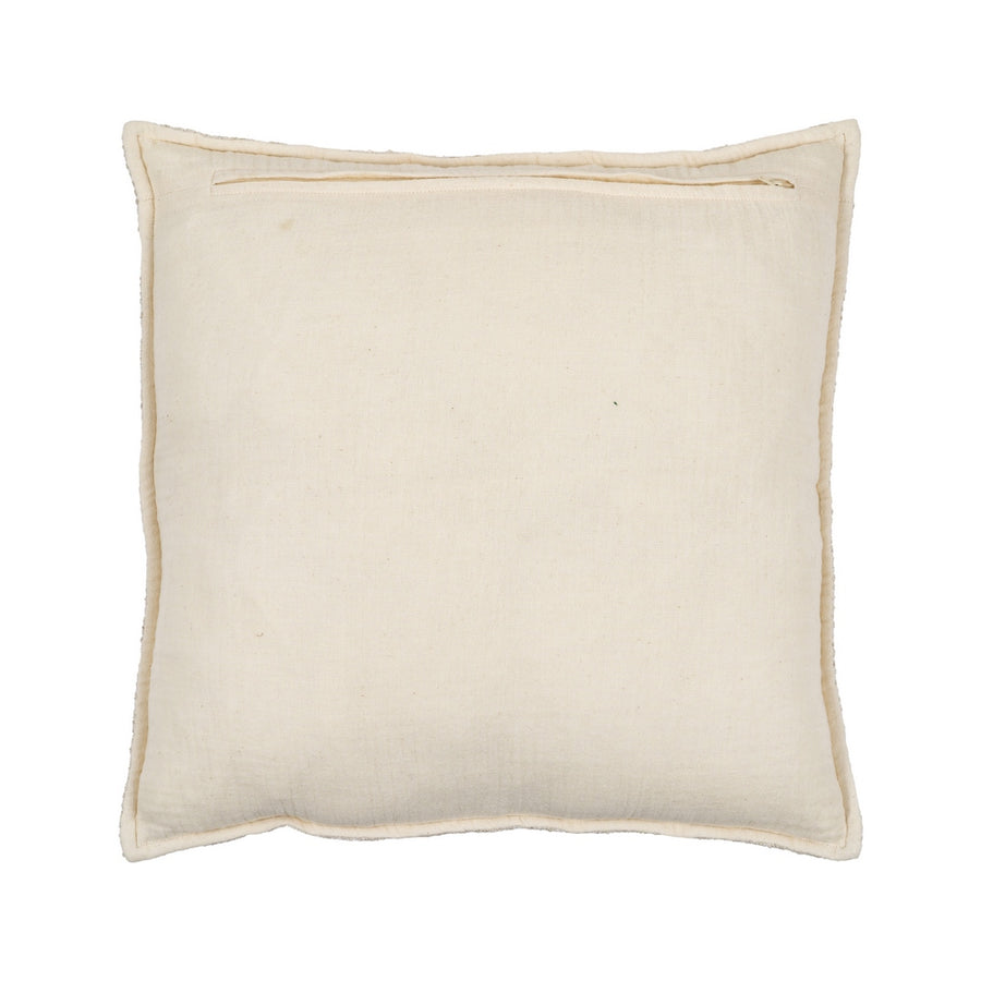 NATURAL COTTON-POLYESTER CUSHION 45 X 45 CM