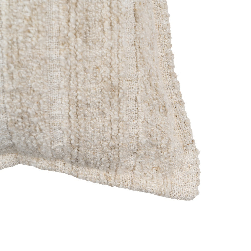 NATURAL COTTON-POLYESTER CUSHION 45 X 45 CM