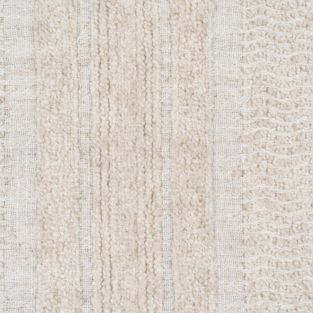 NATURAL COTTON-POLYESTER CUSHION 60 X 60 CM