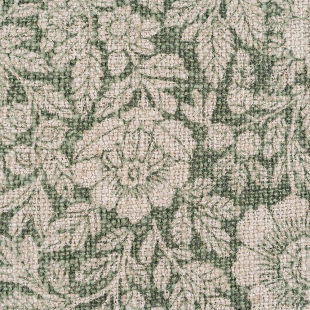 DARK BEIGE FLOWERS CUSHION 60 X 40 CM