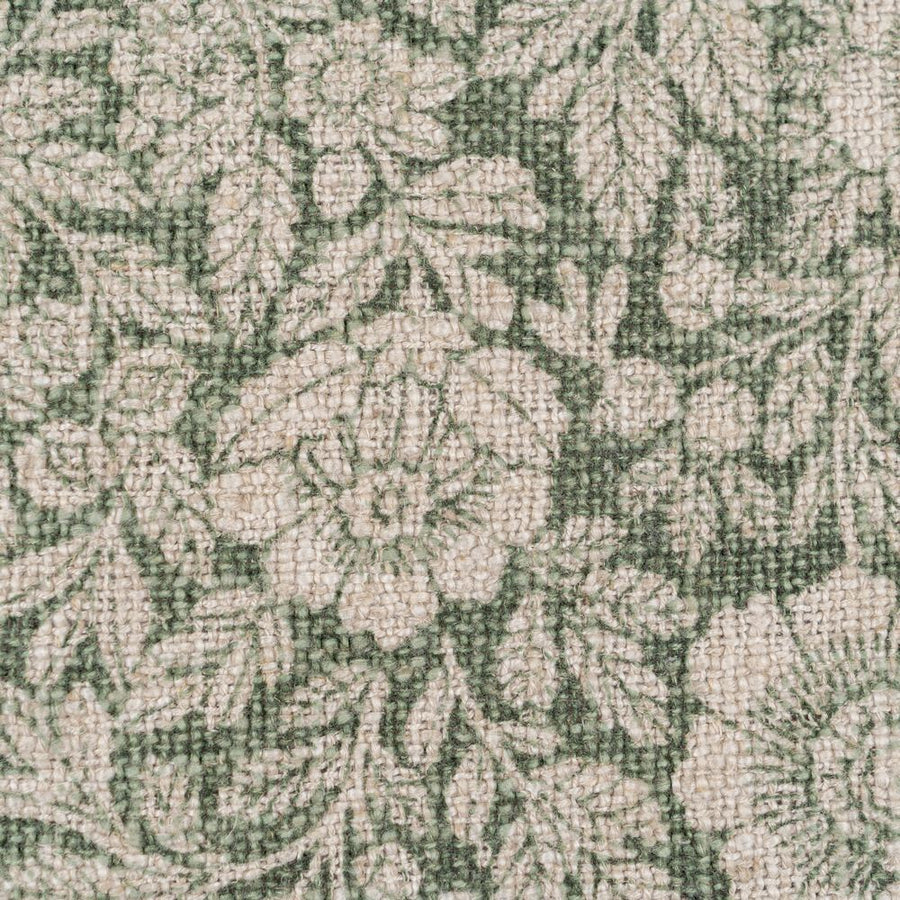 DARK BEIGE FLOWERS CUSHION 60 X 40 CM