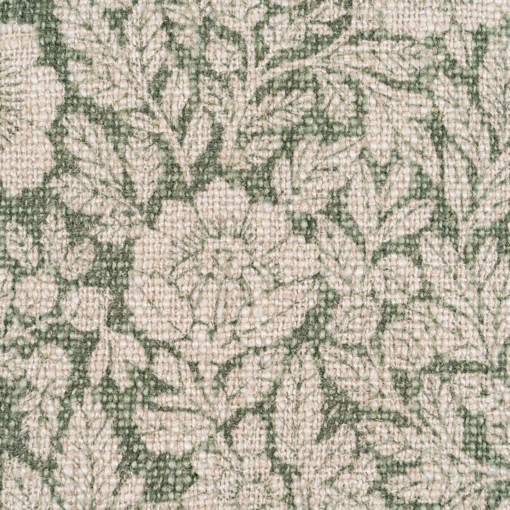 DARK BEIGE FLOWERS CUSHION 45 X 45 CM