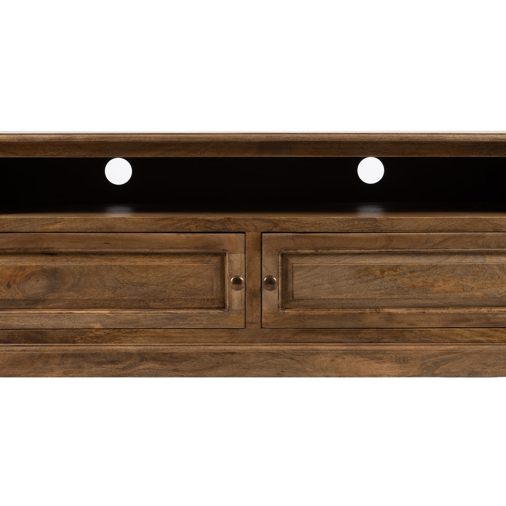 NATURAL MANGO WOOD TV UNIT LIVING ROOM 198 X 45 X 50 CM