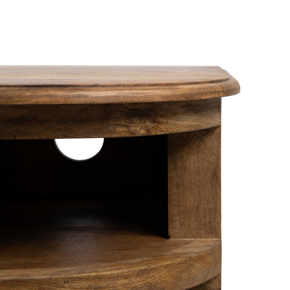 NATURAL MANGO WOOD TV UNIT LIVING ROOM 198 X 45 X 50 CM