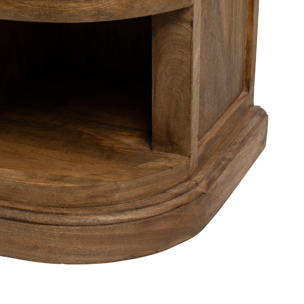 NATURAL MANGO WOOD TV UNIT LIVING ROOM 198 X 45 X 50 CM