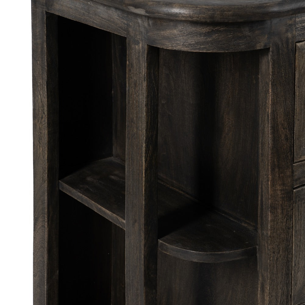 APARADOR MÁRMOL/MADERA COCINA 155 X 51 X 88 CM