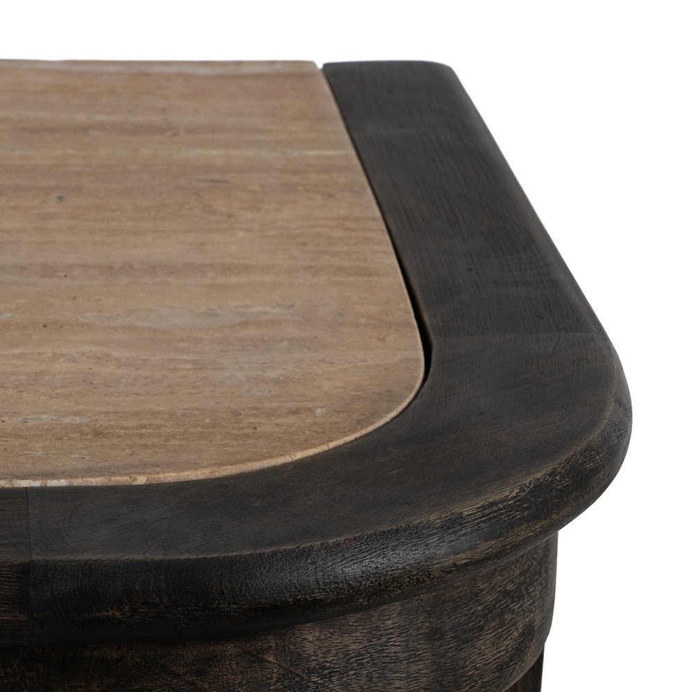 APARADOR MÁRMOL/MADERA COCINA 155 X 51 X 88 CM