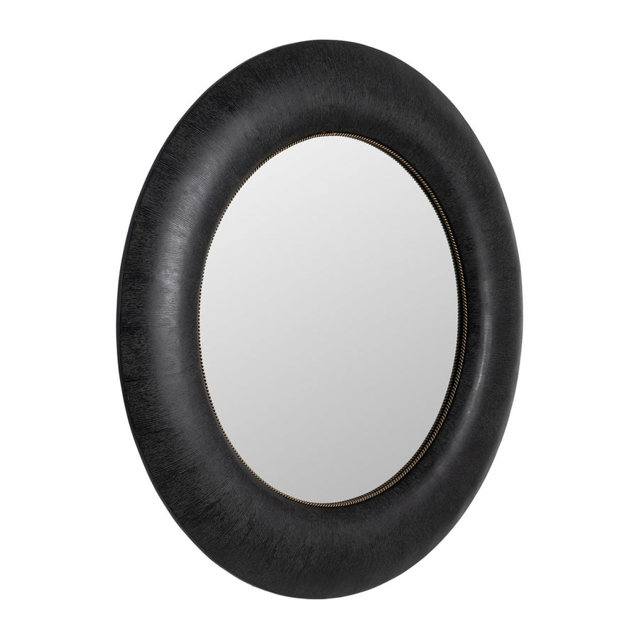 ESPEJO NEGRO DM-MADERA 100,50 X 5,50 X 110,50 CM