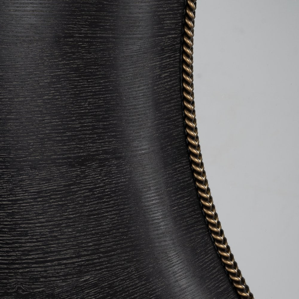 ESPEJO NEGRO DM-MADERA 100,50 X 5,50 X 110,50 CM
