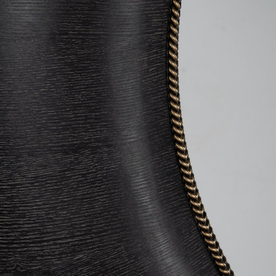 ESPEJO NEGRO DM-MADERA 100,50 X 5,50 X 110,50 CM