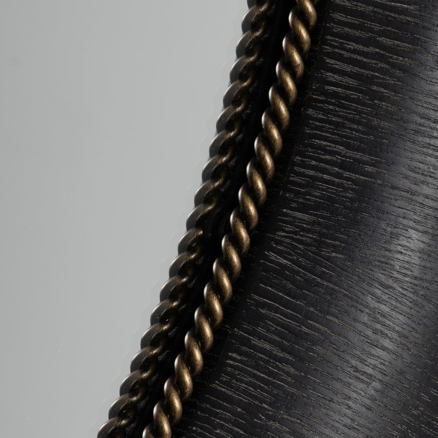 ESPEJO NEGRO DM-MADERA 100,50 X 5,50 X 110,50 CM