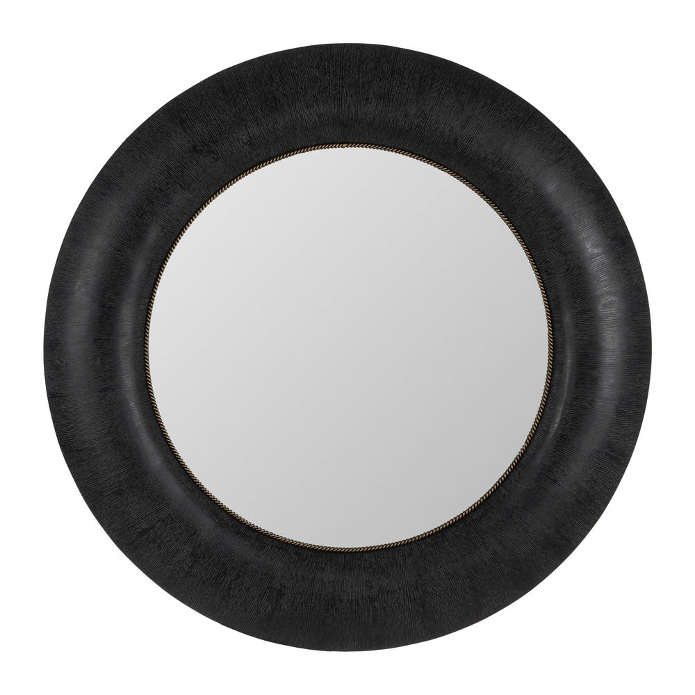 ESPEJO NEGRO DM-MADERA 100,50 X 5,50 X 110,50 CM