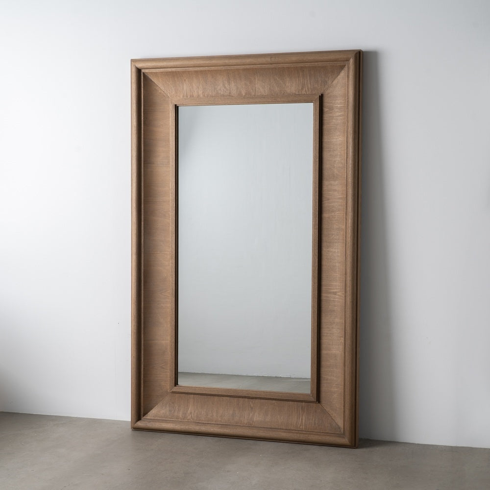 ESPEJO NATURAL DM-MADERA 125 X 9 X 201 CM